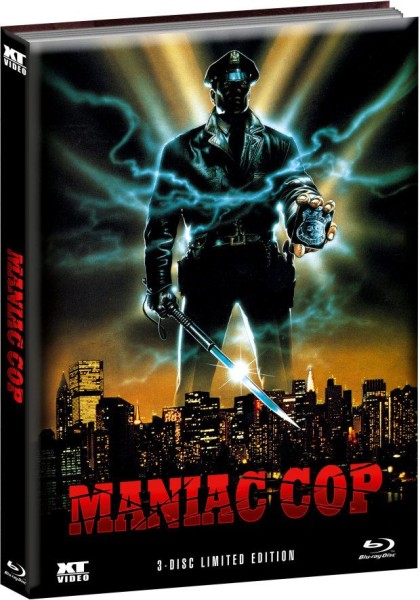Maniac Cop - 2DVD/BD Mediabook Wattiert Lim 666