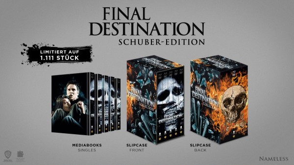 Final Destination Schuber-Edition - DVD/BD Mediabook Lim 1111