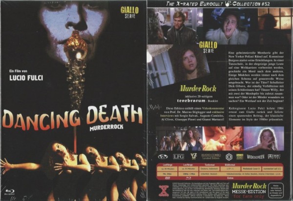 Dancing Death Murderrock DVD/Blu-ray Mediabook D Lim 111 WoH