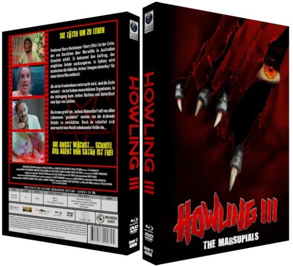 Howling III The Marsupials - DVD/BD Mediabook C Lim 111