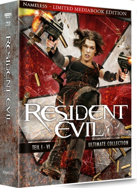 Resident Evil 1-6 - 4kUHD/BD Mediabook XXL A Lim 250