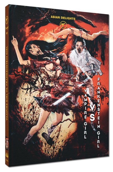 Vampire Girl vs Frankenstein Girl - DVD/Blu-ray Mediabook A Lim 333