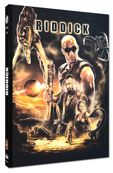 Riddick (Extended Cut) - DVD/BD Mediabook A Wattiert Lim 222