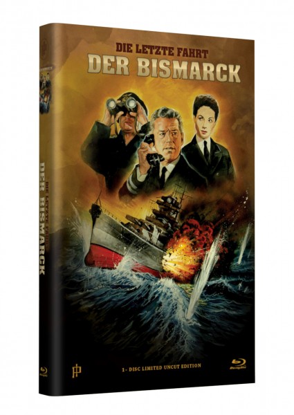 Die letzte Fahrt der Bismarck - gr Blu-ray Hartbox Lim 50