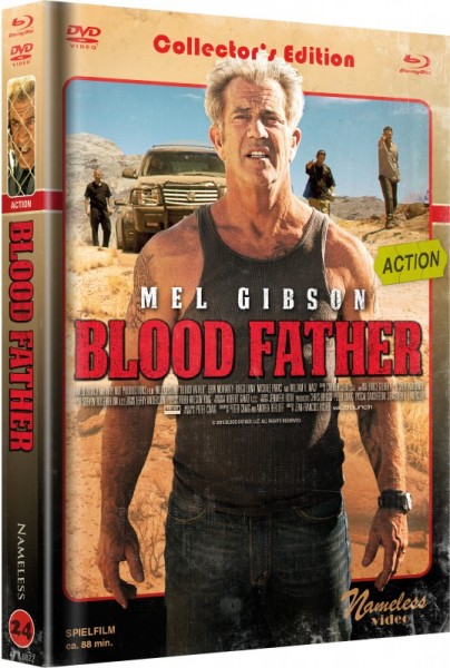 Blood Father - DVD/Blu-ray Mediabook C Retro Lim 333