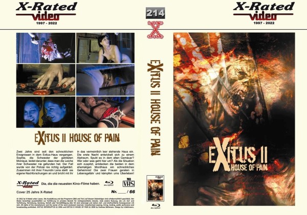 Exitus 2 House of Pain - gr Blu-ray Hartbox Lim 66