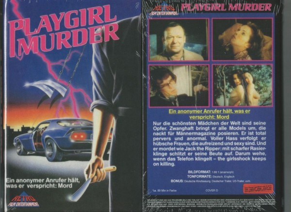 Playgirl Murder Rasiermesser-Killer - gr Hartbox D