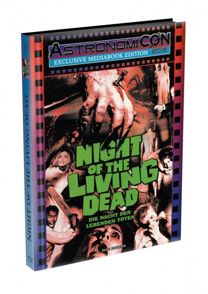 Night of the Living Dead - DVD/Blu-ray Mediabook L astro-wattiert Lim 50