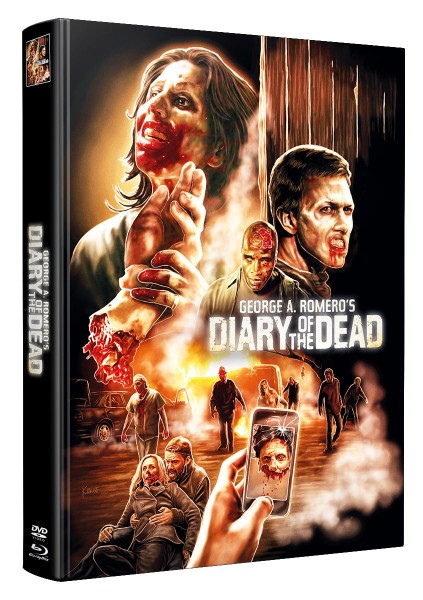 Diary of the Dead - DVD/Blu-ray Mediabook Wattiert Lim 255