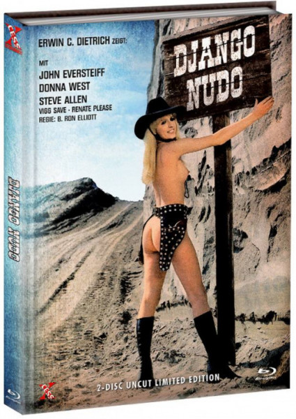 Django Nudo und die lüsternen Mädchen von Porno Hill - DVD/BD Mediabook D Lim 222