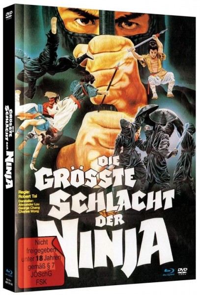 Die grösste Schlacht der Ninja - DVD/BD Mediabook Lim 1000