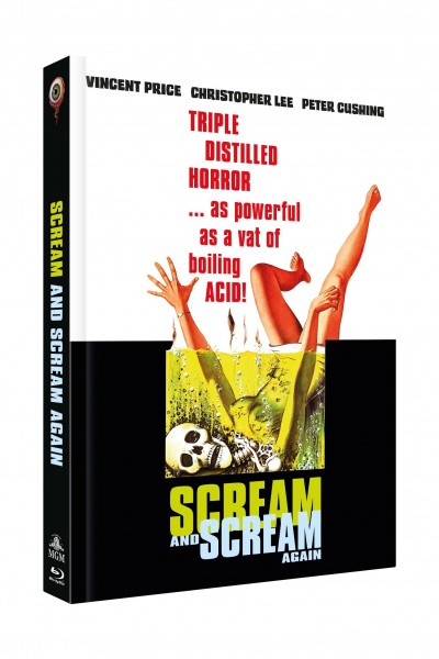 Scream and Scream again Dr Mabuse - DVD/BD Mediabook A Lim 333