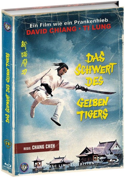 Das Schwert des gelben Tigers - DVD/BD Mediabook B Wattiert Lim 444 Uncut