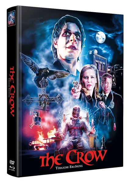 The Crow 3 Tödliche Erlösung - DVD/Blu-ray Mediabook Wattiert Lim 225