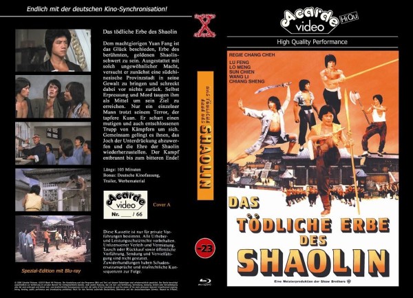 Tödliche Erbe des Shaolin - gr Blu-ray Hartbox A Lim 66