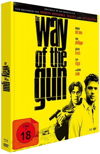 The Way of the Gun - DVD/Blu-ray Mediabook A gelb