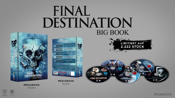 Final Destination Collection - 5Blu-ray XXL Mediabook Lim 2222