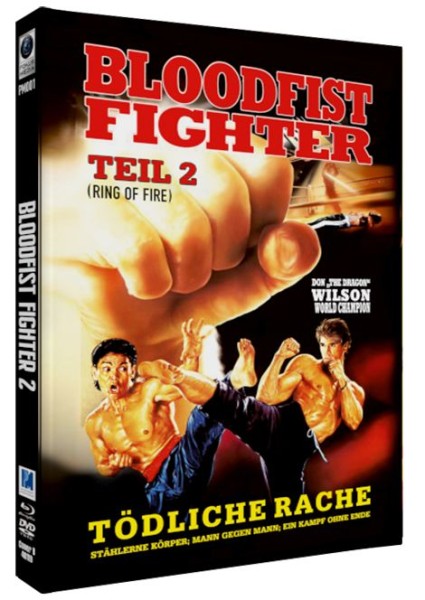 Ring of Fire 1 ~ Bloodfist Fighter II - DVD/Blu-ray Mediabook B Lim 222