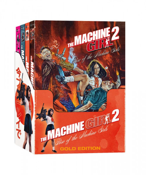The Machine Girl 2 - DVD/BD 4x Mediabook Gold Edition Lim 111