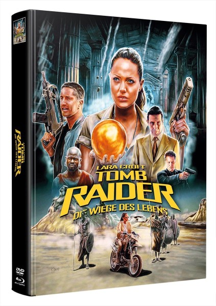 Lara Croft Tomb Raider die Wiege des Lebens - DVD/BD Mediabook Wattiert Lim 166