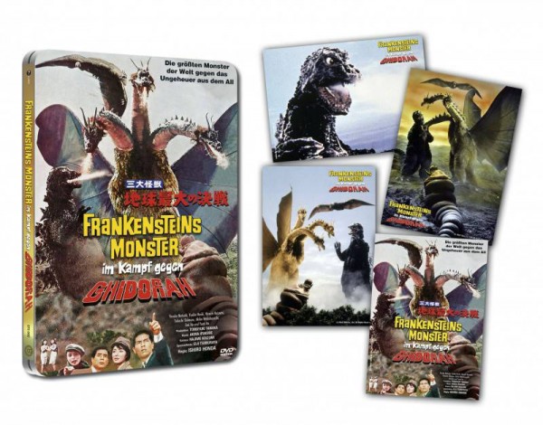 Frankensteins Monster im Kampf gegen Ghidorah -Steelbook