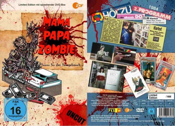 Mama Papa Zombie - DVD Schuber + Soundmodul Lim 666 Uncut