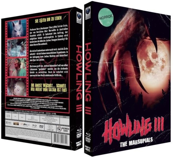 Howling III The Marsupials - DVD/BD Mediabook D Lim 111