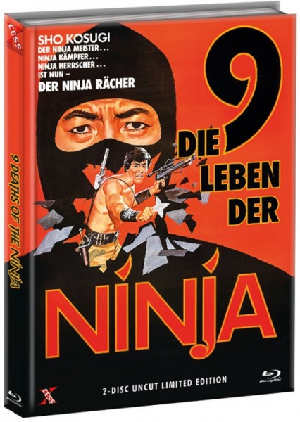 9 LEBEN DER NINJA - DVD/Blu-ray Mediabook A Lim 444
