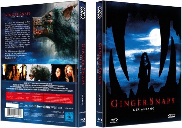 GINGER SNAPS 3 Der Anfang - DVD/Blu-ray Mediabook B Lim 250