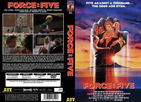 Force Five aka Macht der Fünf - gr DVD Hartbox B Lim 35