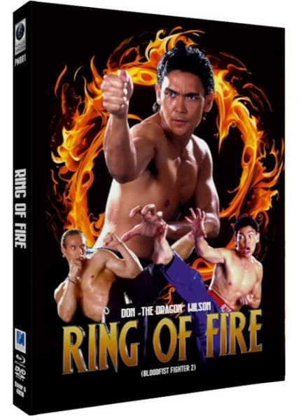 Ring of Fire 1 ~ Bloodfist Fighter II - DVD/Blu-ray Mediabook A Lim 222