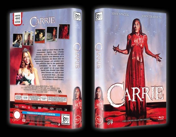 Carrie - gr DVD/Blu-ray Hartbox A Lim 111 Sondernummern