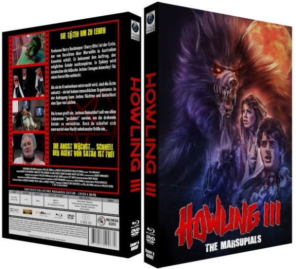 Howling III The Marsupials - DVD/BD Mediabook A Lim 333
