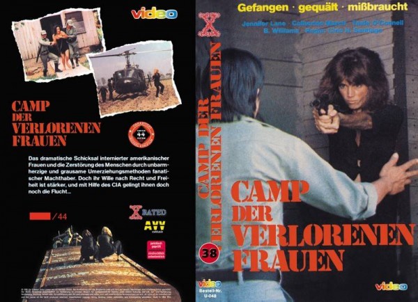 Das Camp der verlorenen Frauen - gr DVD Hartbox C Lim 44 VHS Nachbau