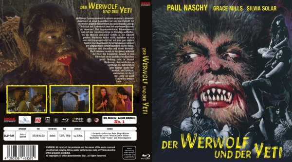 Der Werewolf und der Yeti - Blu-ray Amaray No Mercy #1 Uncut