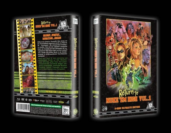 Return to Nuke Em High Vol 1 - kl Blu-ray Hartbox