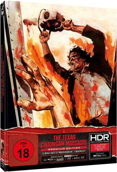 The Texas Chainsaw Massacre - 4kUHD/2Blu-ray Mediabook C Lim 333 (Franz.)