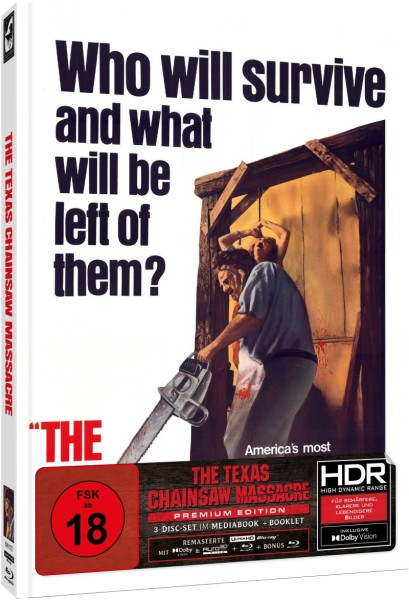 The Texas Chainsaw Massacre - 4kUHD/2Blu-ray Mediabook B Lim 500 (US-Kino)