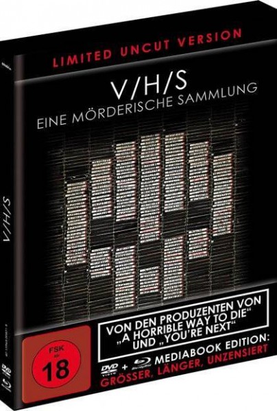 V/H/S - DVD/Blu-ray Black Book Mediabook Lim 1000