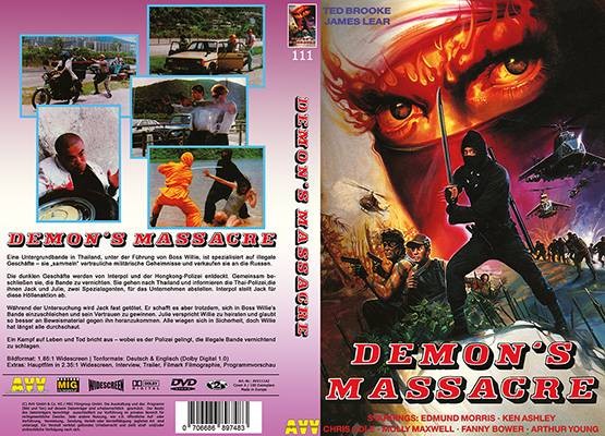 NINJA DEMONS MASSACRE (HK 1988) - gr DVD Hartbox A Lim 50