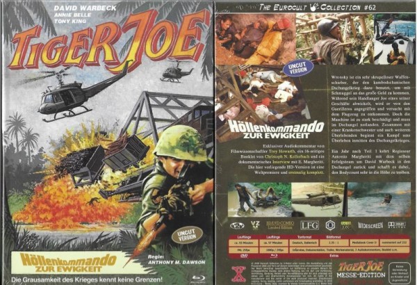 Tiger Joe Höllenkommando zur Ewigkeit - DVD/BD Mediabook D Lim 222