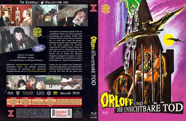 Orloff der unsichtbare Tod - DVD/BD Mediabook A Lim 222