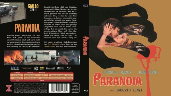 Paranoia - Blu-ray Amaray B Lim 100