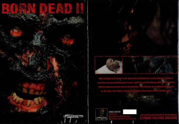 Born Dead 1&2 Backwood Carnage + Backwood Barn Massacre - DVD Amaray Uncut