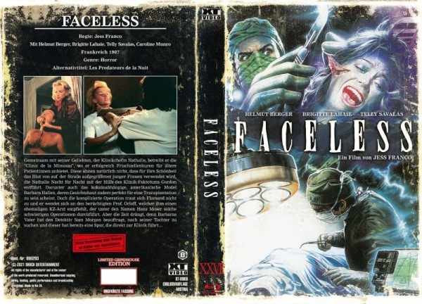 Faceless - gr Blu-ray Hartbox Lim 55 Grindhouse #27