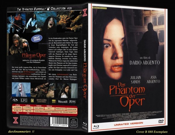 Phantom der Oper - DVD/Blu-ray Mediabook B Lim 888