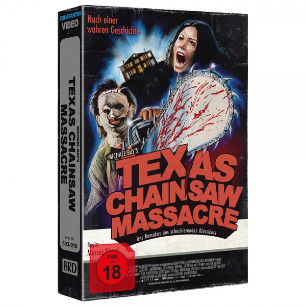 Texas Chainsaw Massacre MBay - Blu-ray+Poster VHS RETRO ED A Lim 333