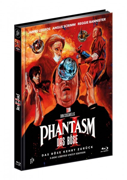 Phantasm II - 3Disc DVD/BD Mediabook A Lim 999 + Poster