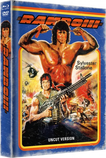 Rambo 3 - DVD/BD Mediabook A blau Lim 999